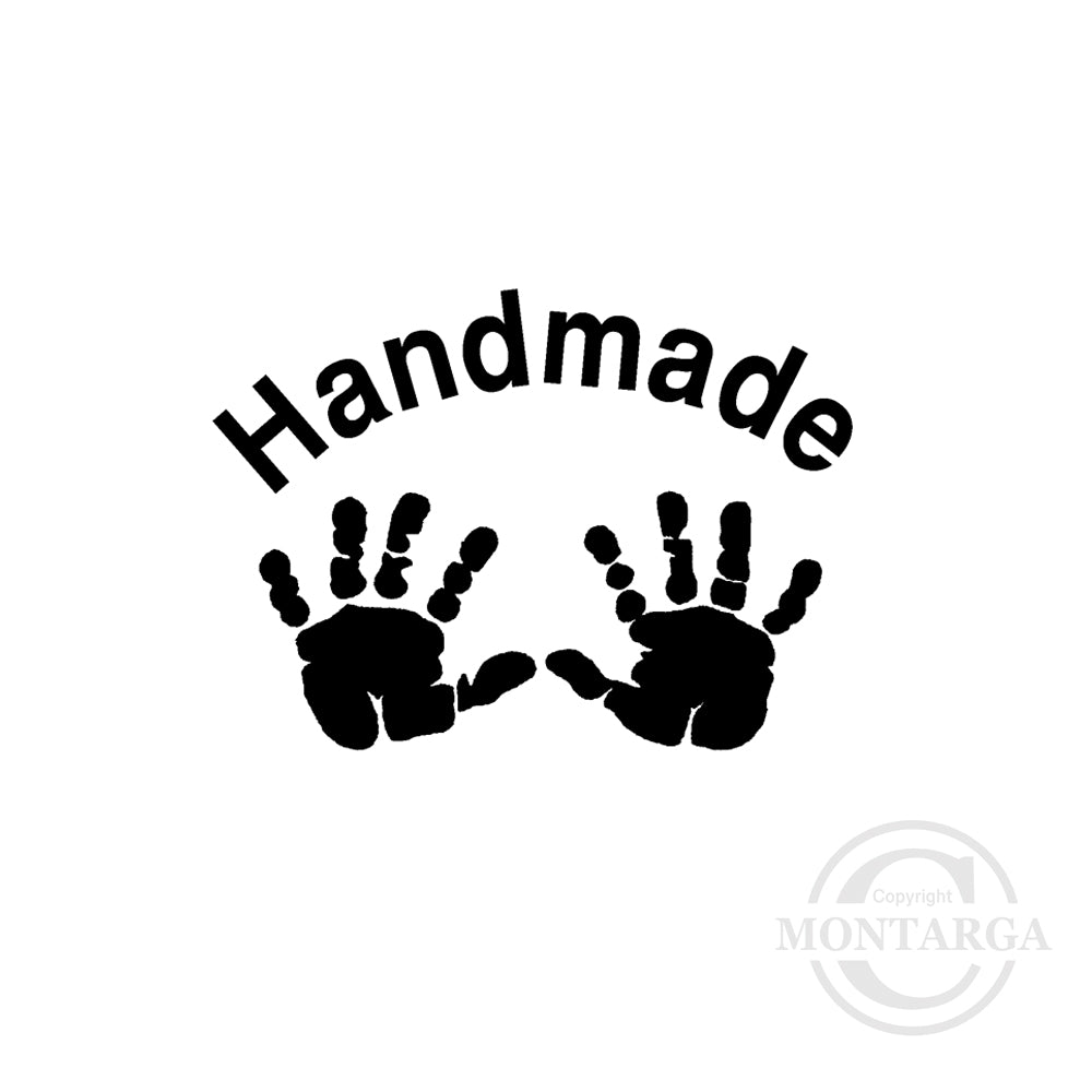 0461 A - Handmade - Hands Rubber Stamp