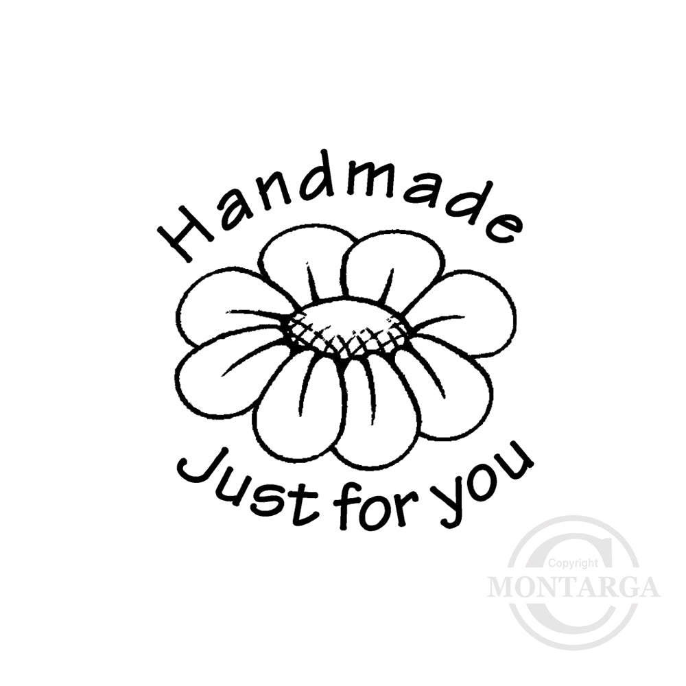 0462 A - Handmade Just For You Rubber Stamp