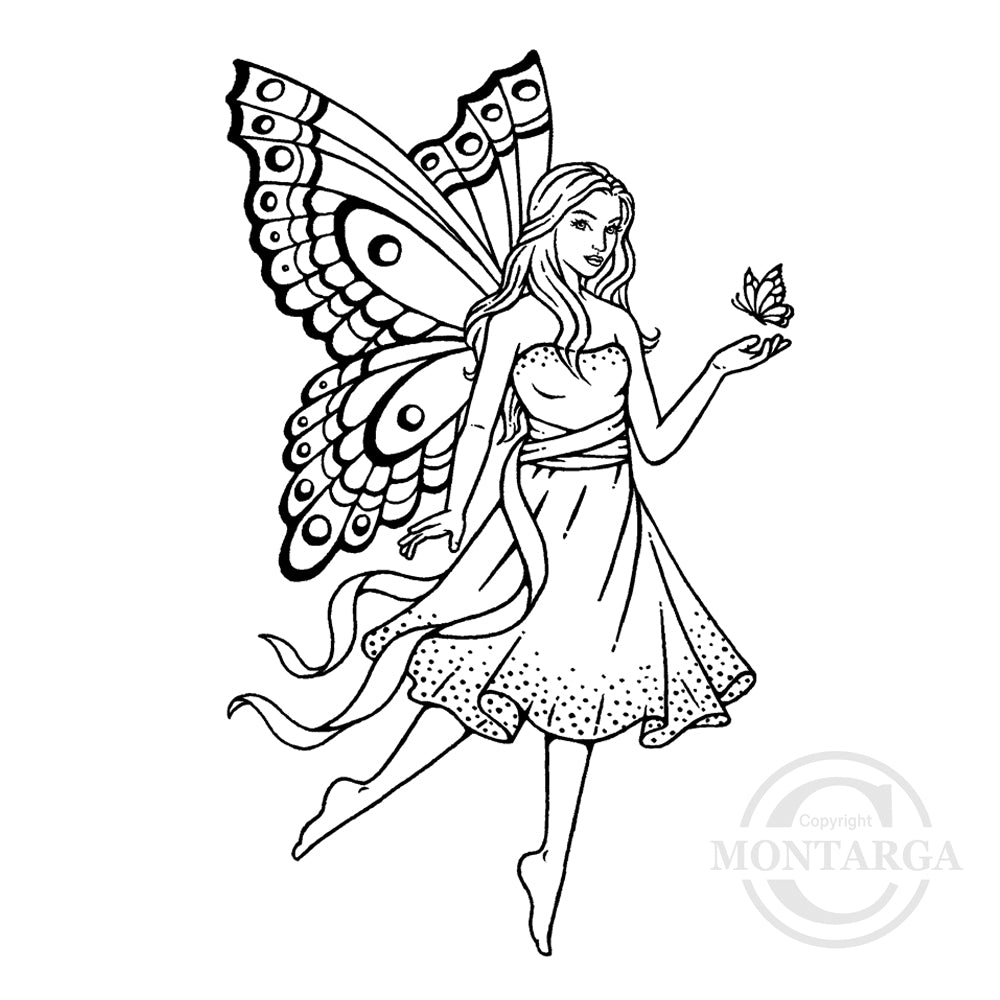 0870 GG - Fairy Rubber Stamp