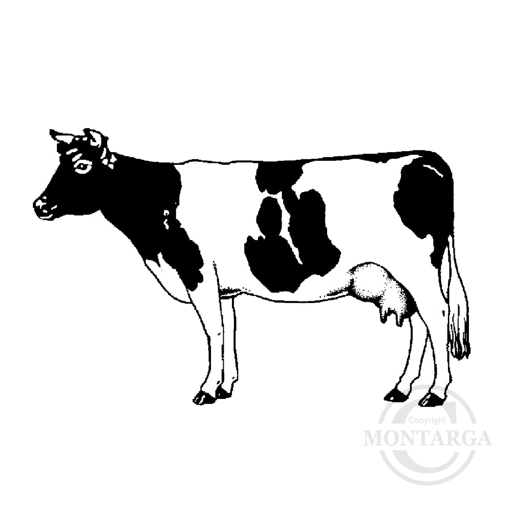 1202 E - Cow Rubber Stamp