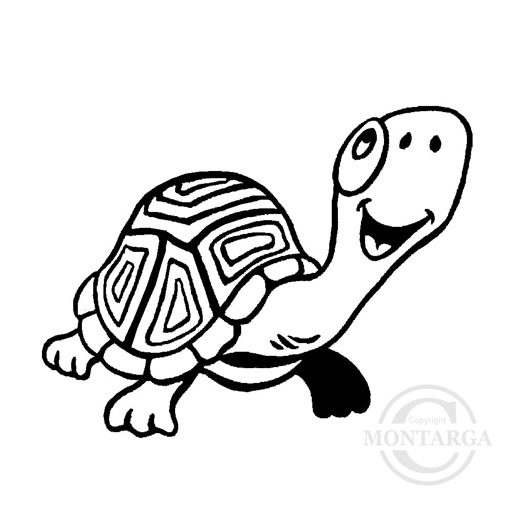 1288 C - Turtle Rubber Stamp
