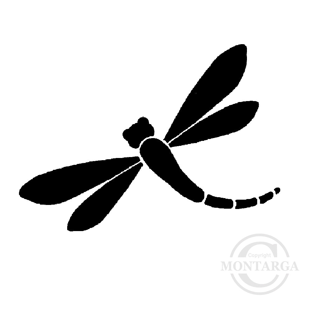 1364 A Dragonfly Rubber Stamp
