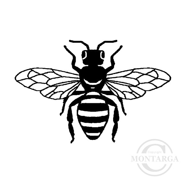1368 A or C Bee Rubber Stamp