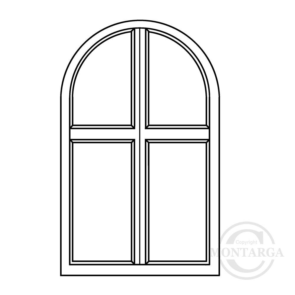 1664 GG - Window Rubber Stamp