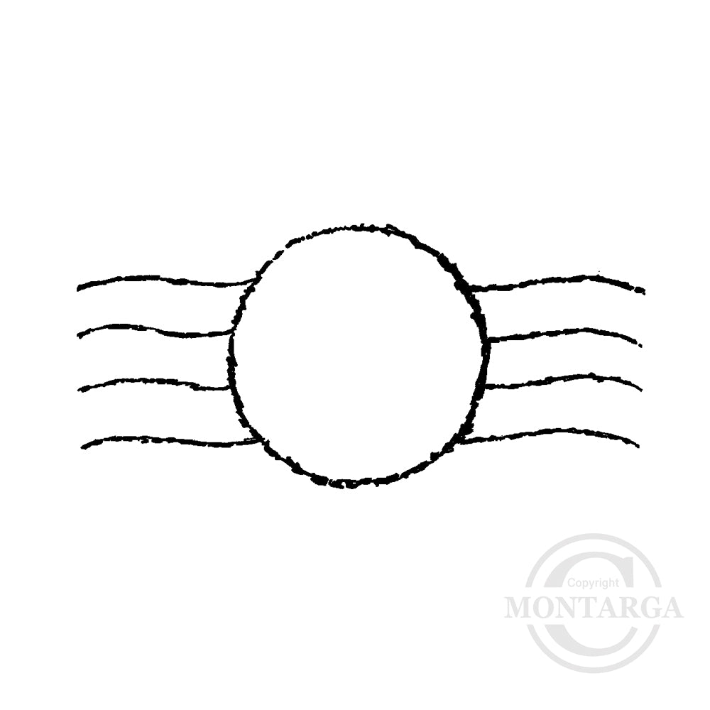 1966 B - Post Mark Rubber Stamp