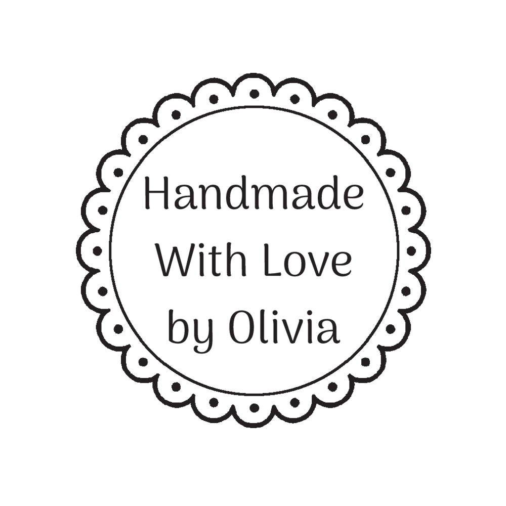 2090 C Round Frame - Personalised Rubber Stamp