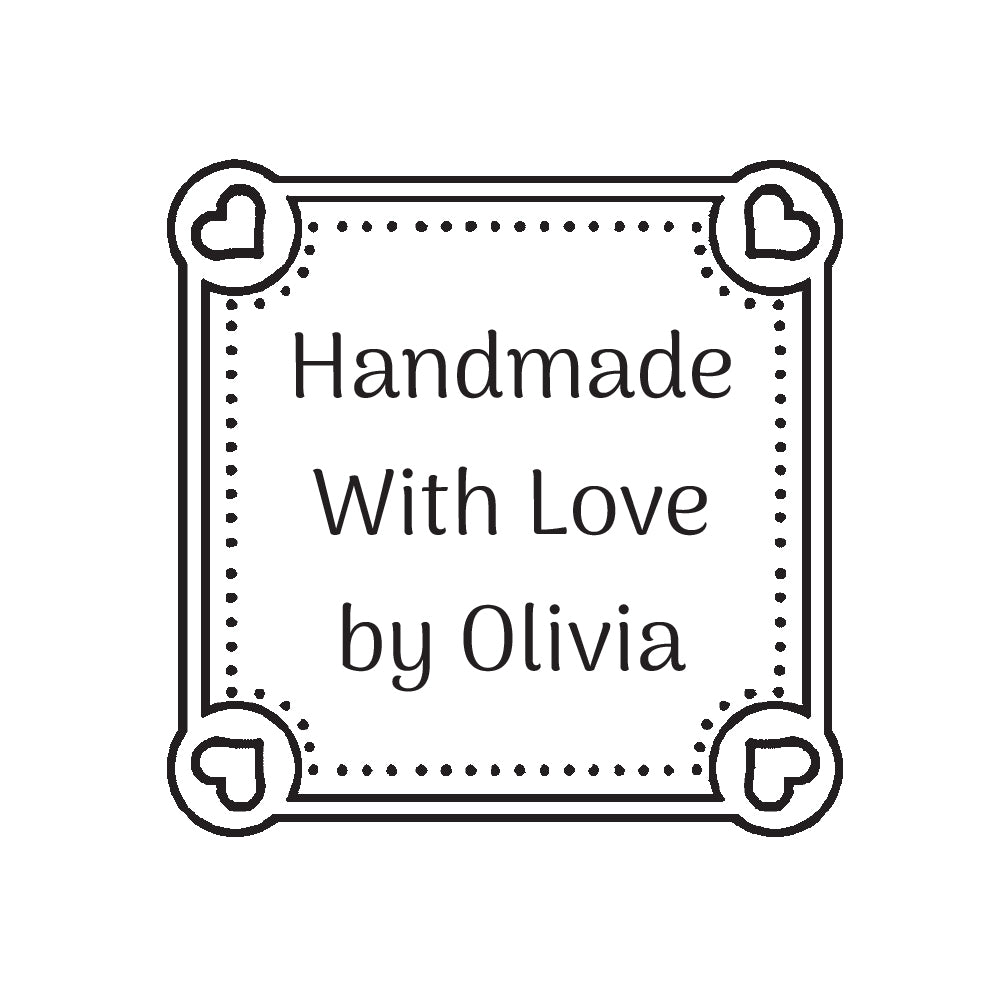 2095 C Sweetheart Frame - Personalised Rubber Stamp