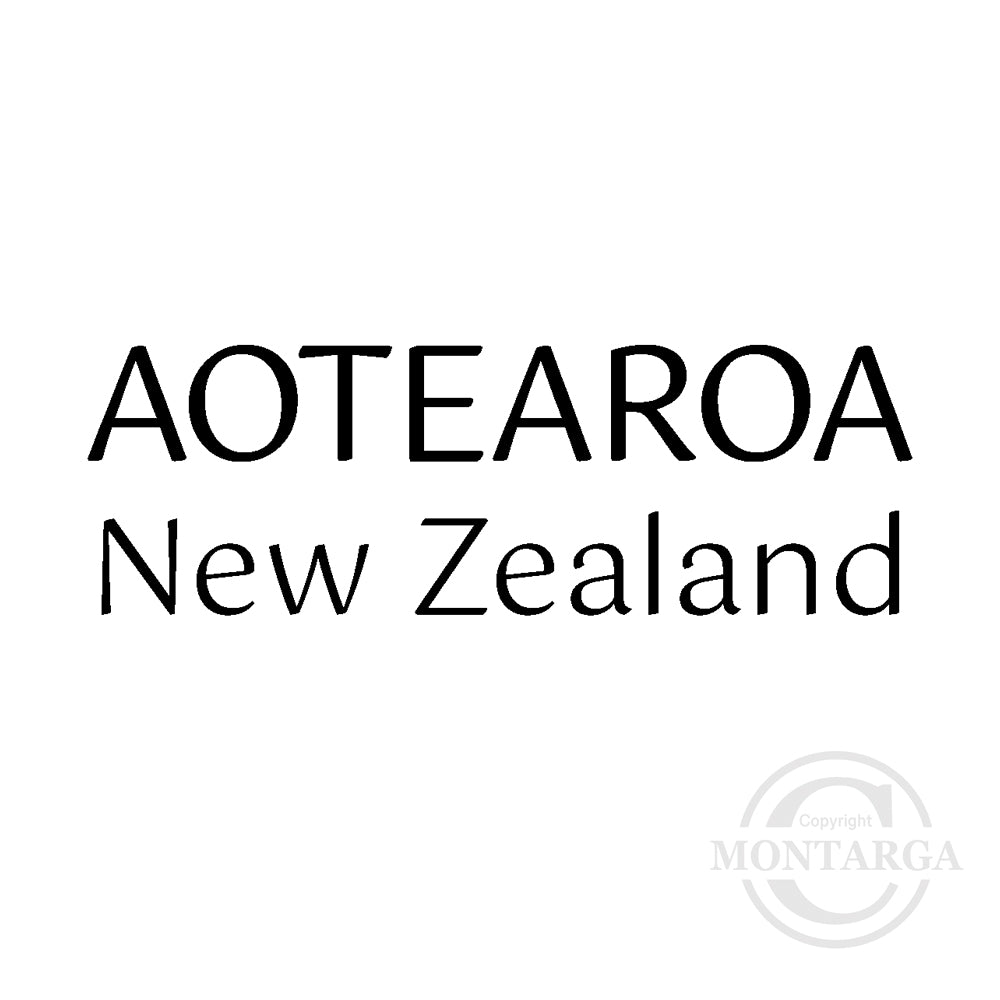2548 Aotearoa New Zealand Wording Rubber Stamp