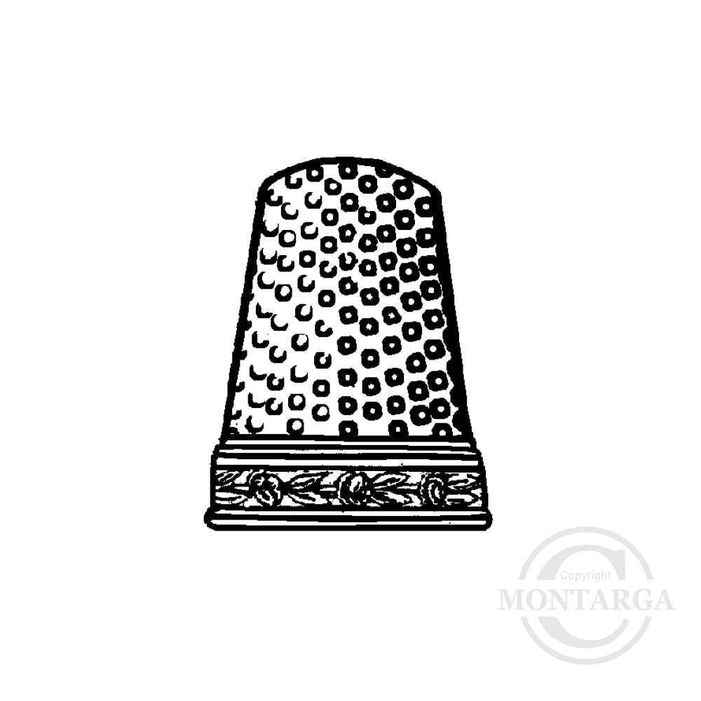 2655 A - Thimble Rubber Stamp