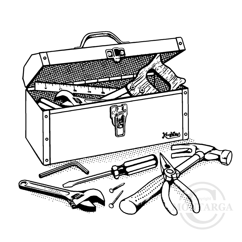 2683 G - Tool Box Rubber Stamp