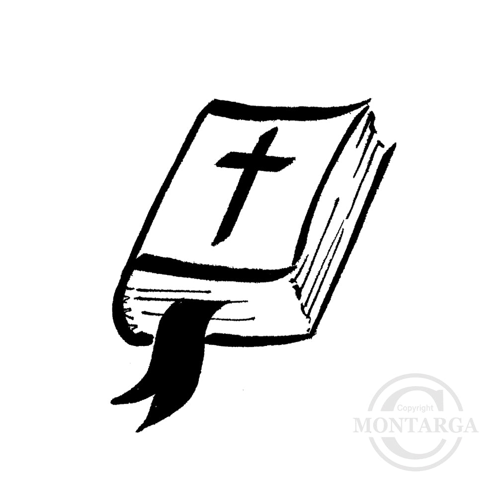 2810 A - Bible Rubber Stamp Rubber Stamp