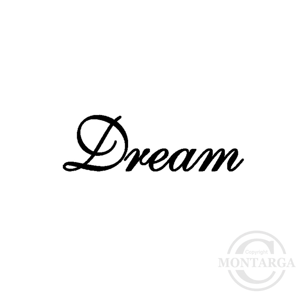 2991 A - Dream Wording Rubber Stamp