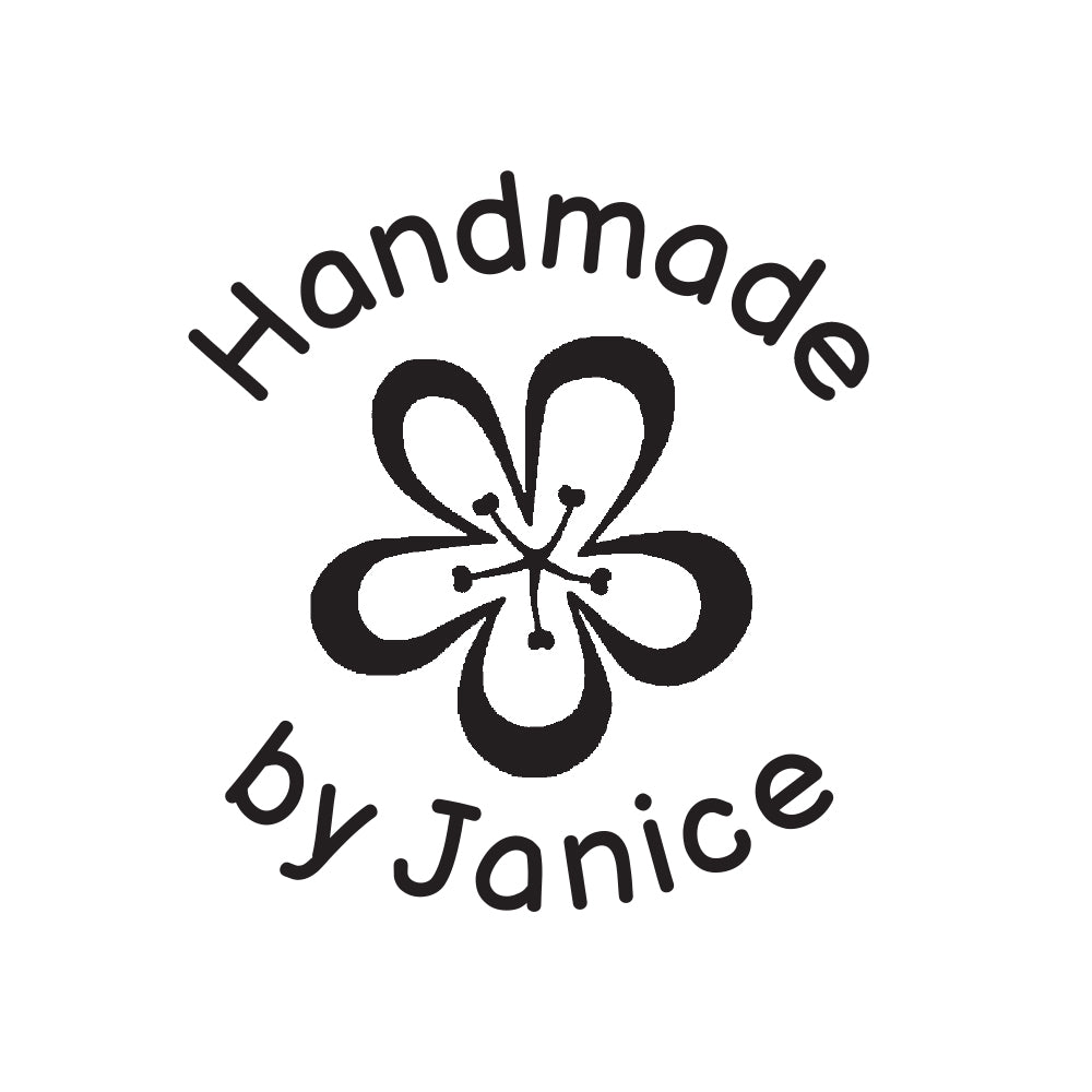 3228 A Hibiscus - Personalised Rubber Stamp