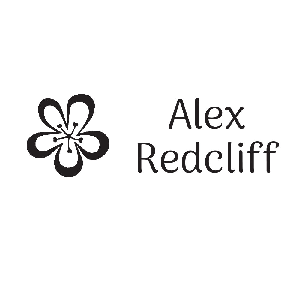 3228 B Hibiscus - Personalised Name Rubber Stamp