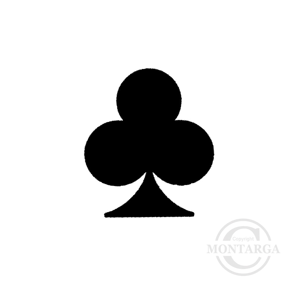 3303 A - Playing Cards Club Rubber Stamp