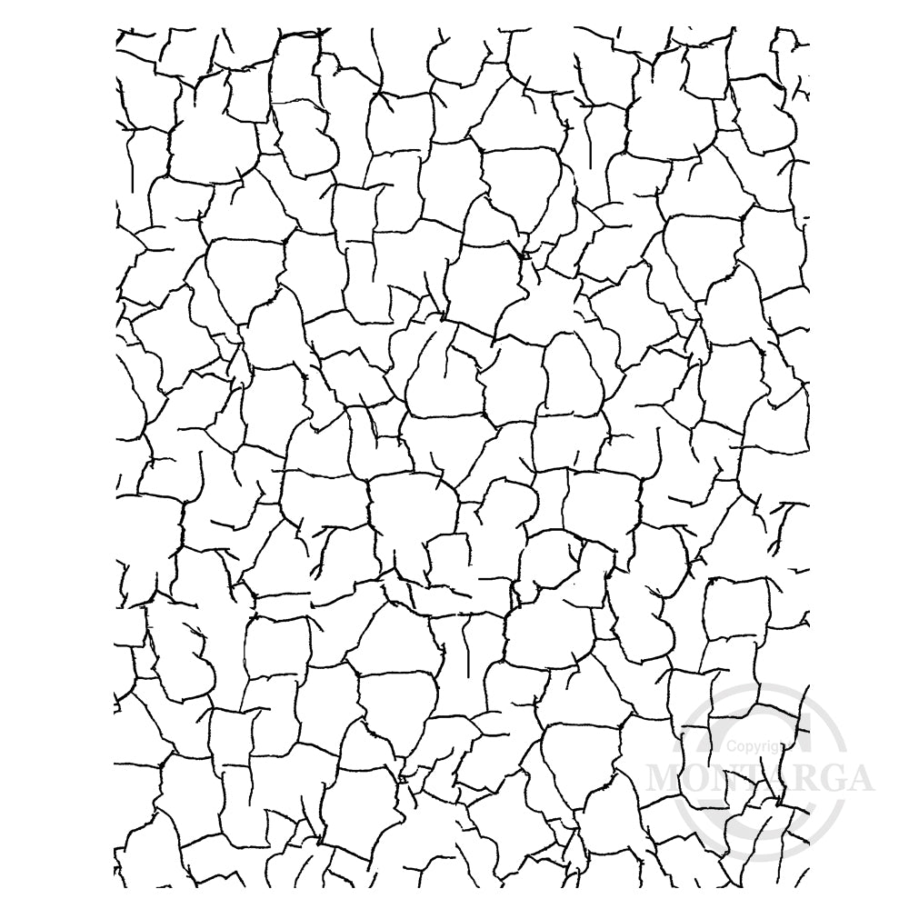 3322 I or G - Crackle Background Rubber Stamp