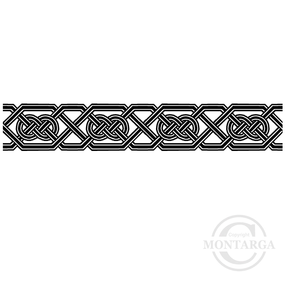 3339 BBB - Celtic Border Rubber Stamp