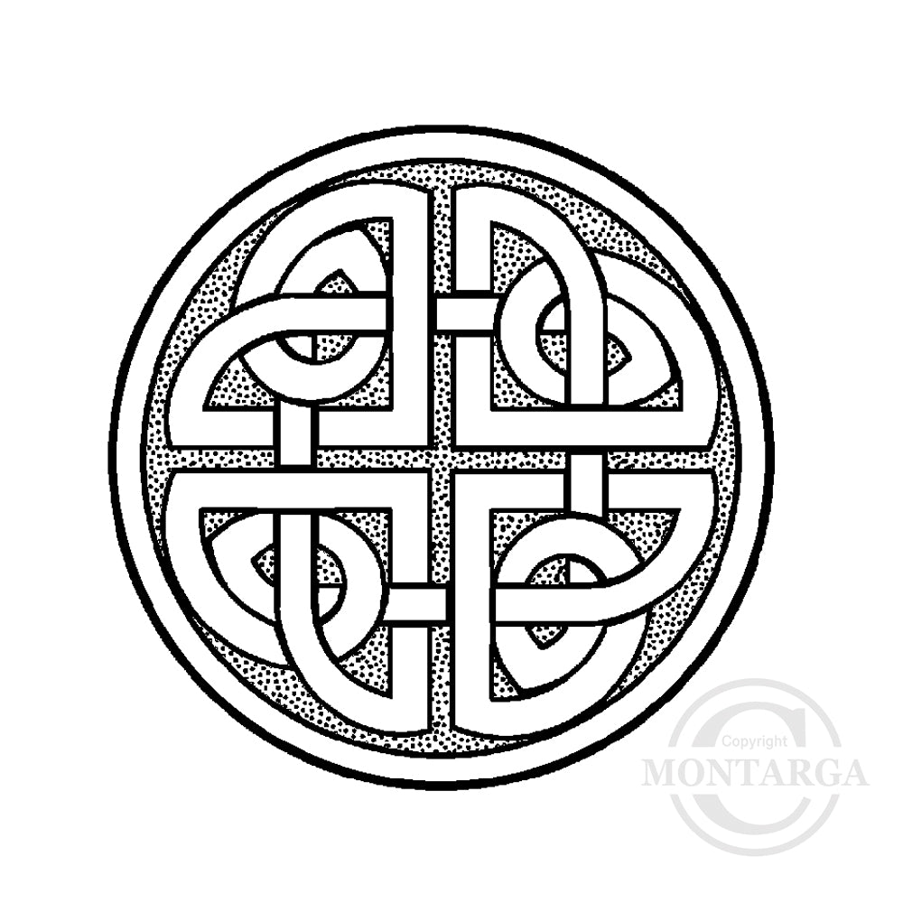 3340 C - Celtic Circle Rubber Stamp