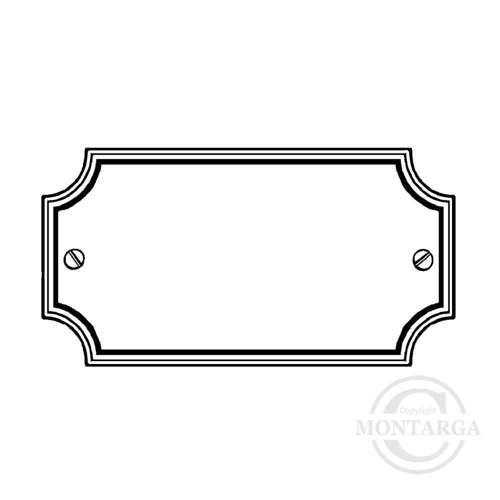 3365 E - Sign Frame Rubber Stamp