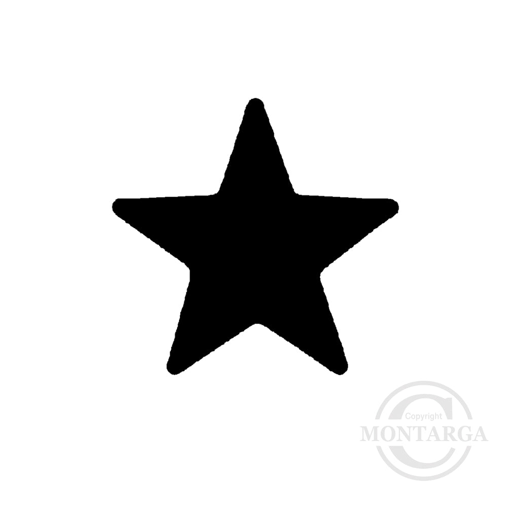 3414 A - Mini Star Rubber Stamp