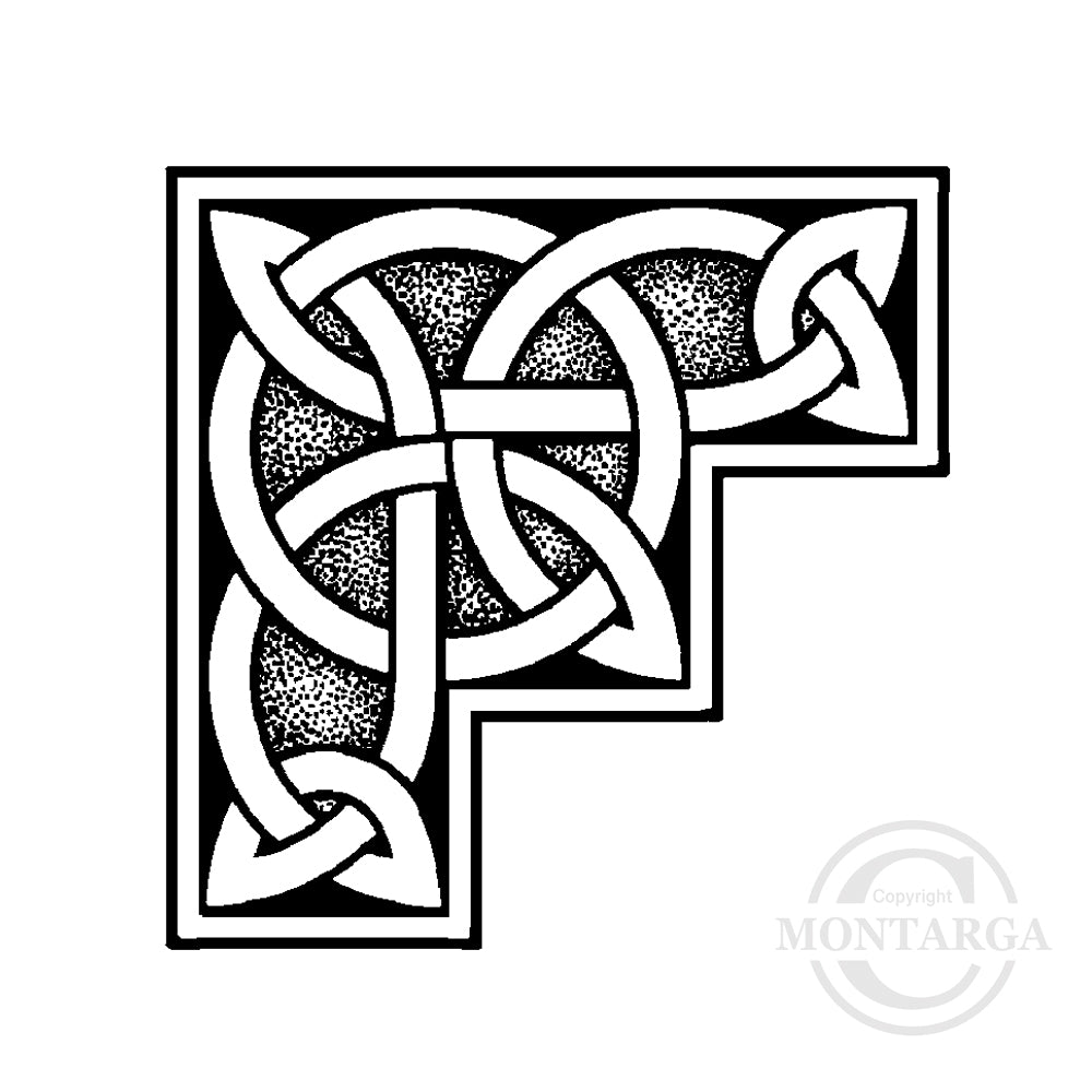 3427 C - Celtic Design Rubber Stamp