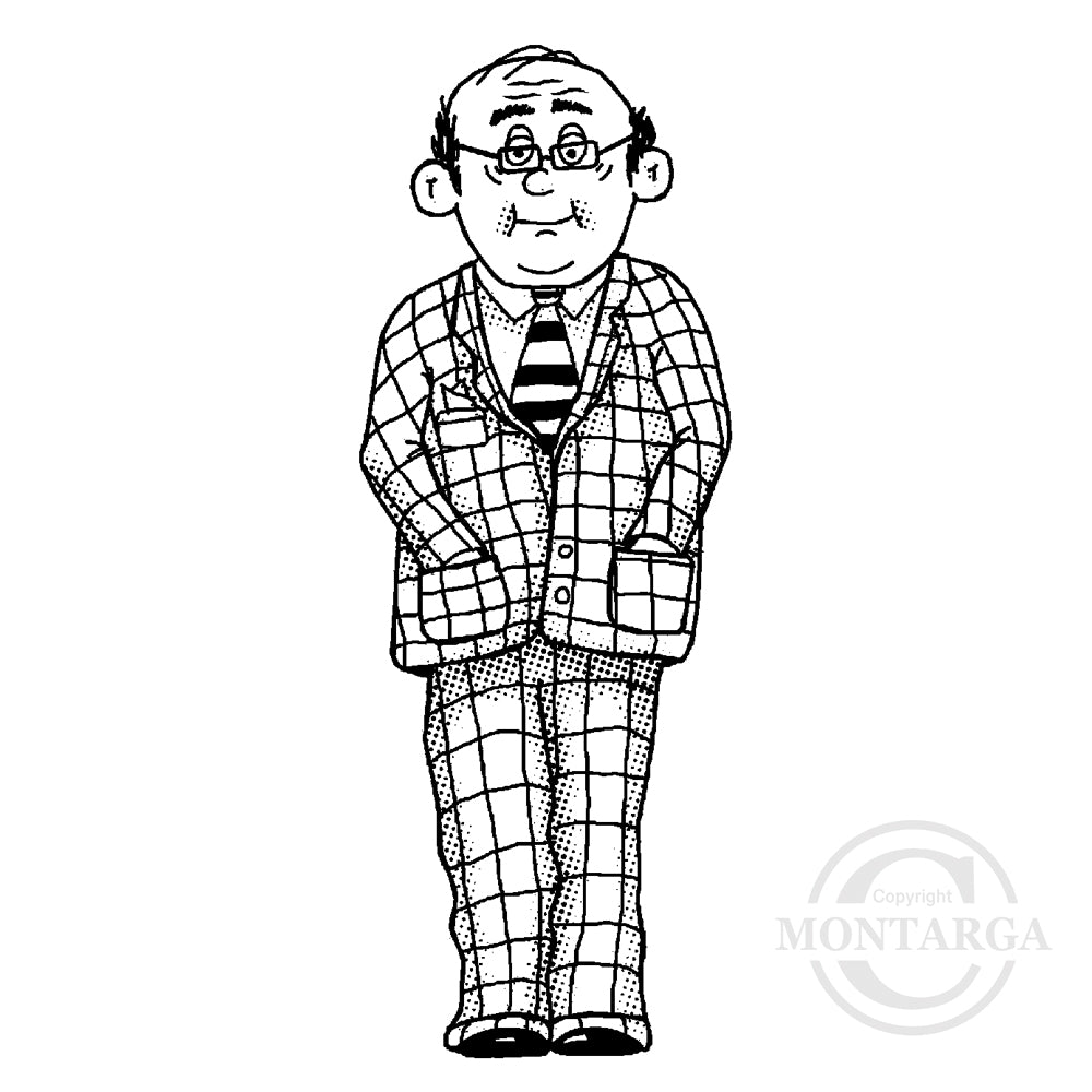 3528 FF - Grandpa Rubber Stamp
