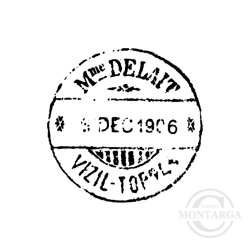 3751 C - Postmark Rubber Stamp