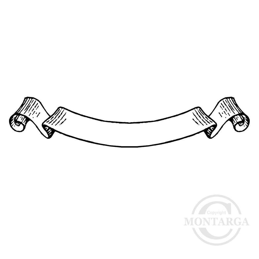 3921 BB - Banner Rubber Stamp