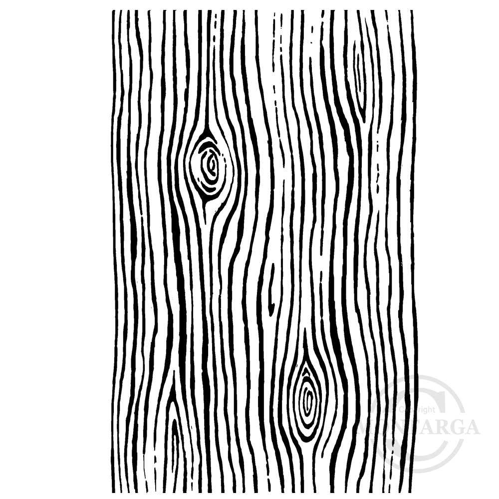3941 GG - Timber Grain Background Rubber Stamp