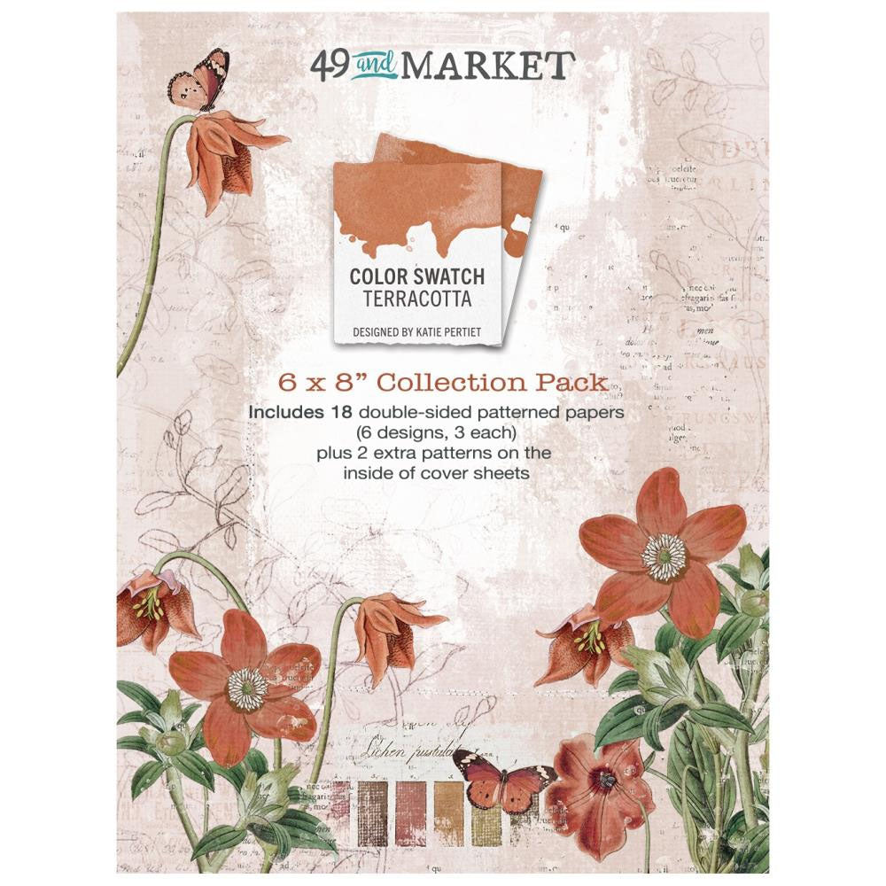 49 and Market Colour Swatch Terracotta 6x8 Collection Pack