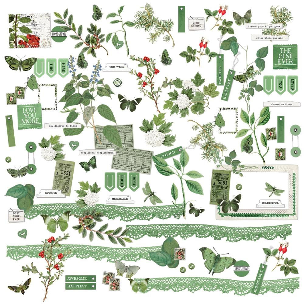 49 and Market Colour Swatch Willow Mini Laser Cut Elements