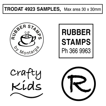 Trodat 4923 - Custom Self Inking Stamp 30mm