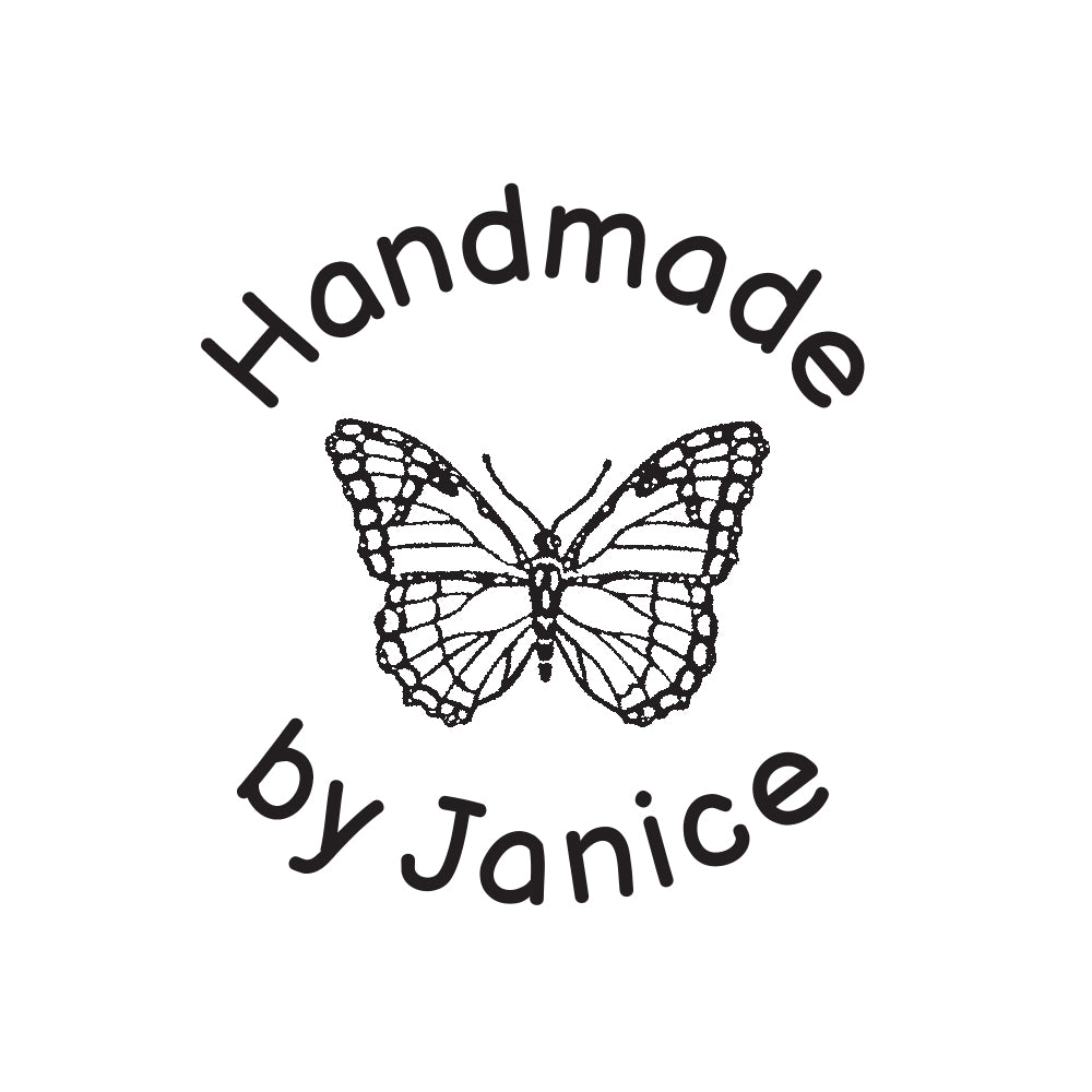 5000 A Butterfly - Personalised Rubber Stamp