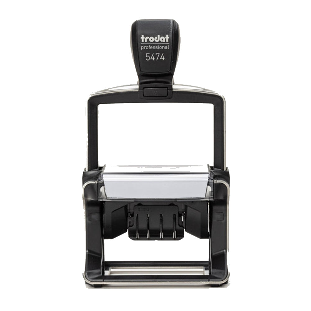Trodat 5474 Self Inking Date Stamp - With Custom Text