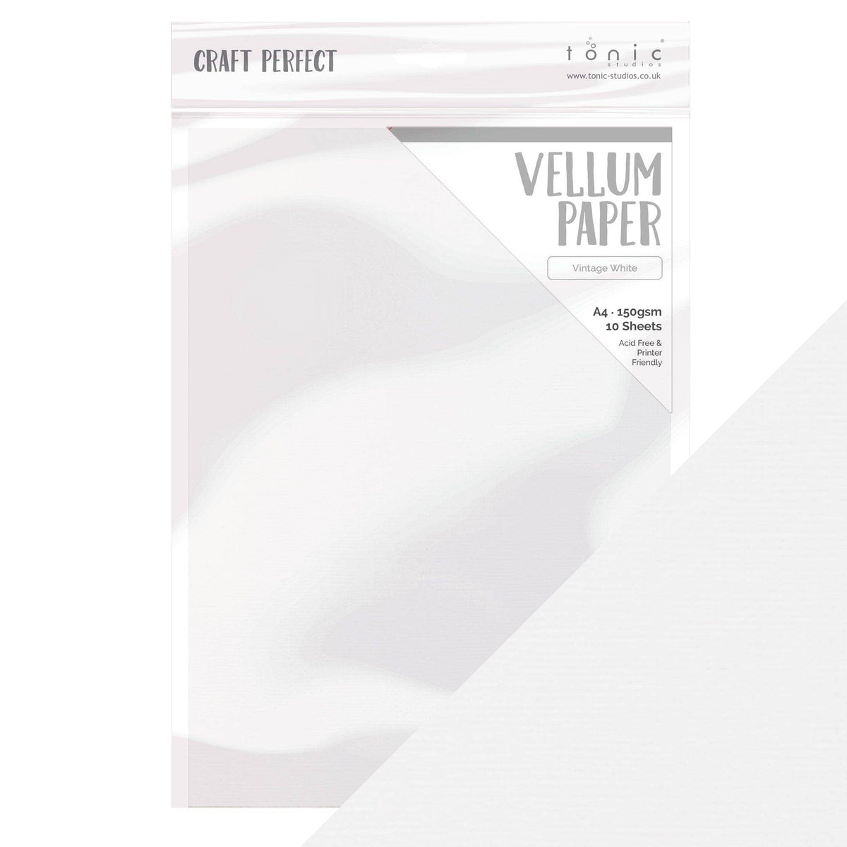 Tonic Studios Vellum Paper - Vintage White 9996E