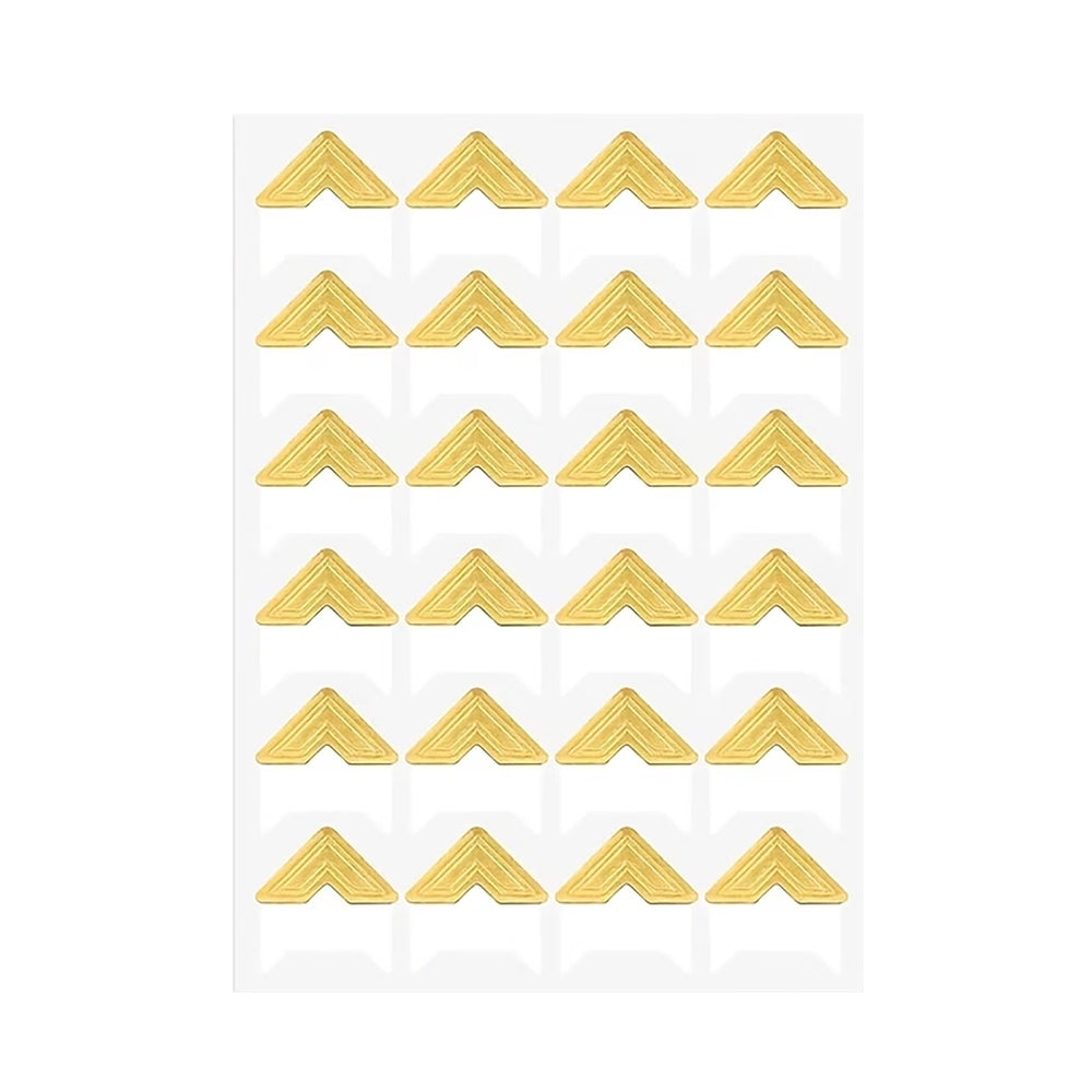 Montie's Craft Supplies Photo Corners - Shiny Gold