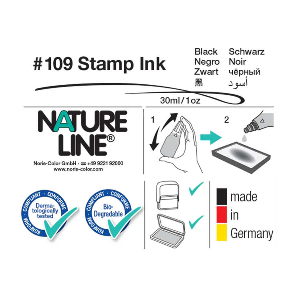 Noris #109 Nature Line Biodegradable Ink - Black