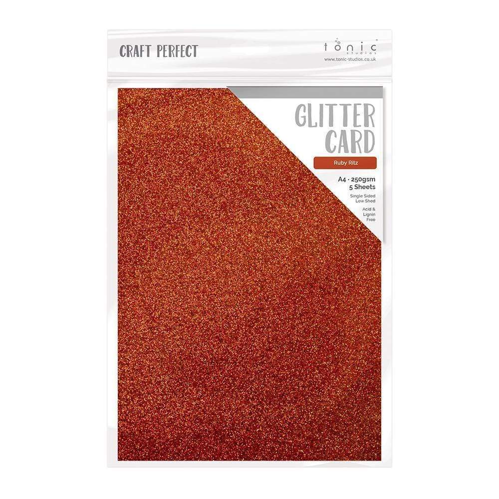 Tonic Studios – Glitter Card - Ruby Ritz 9944E
