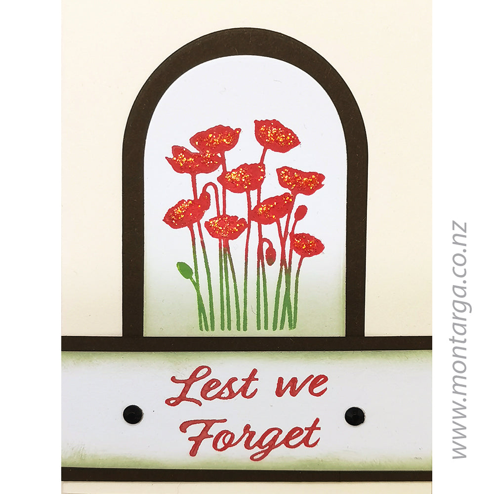 Card Sample - Anzac - Lest We Forget - Gift Card