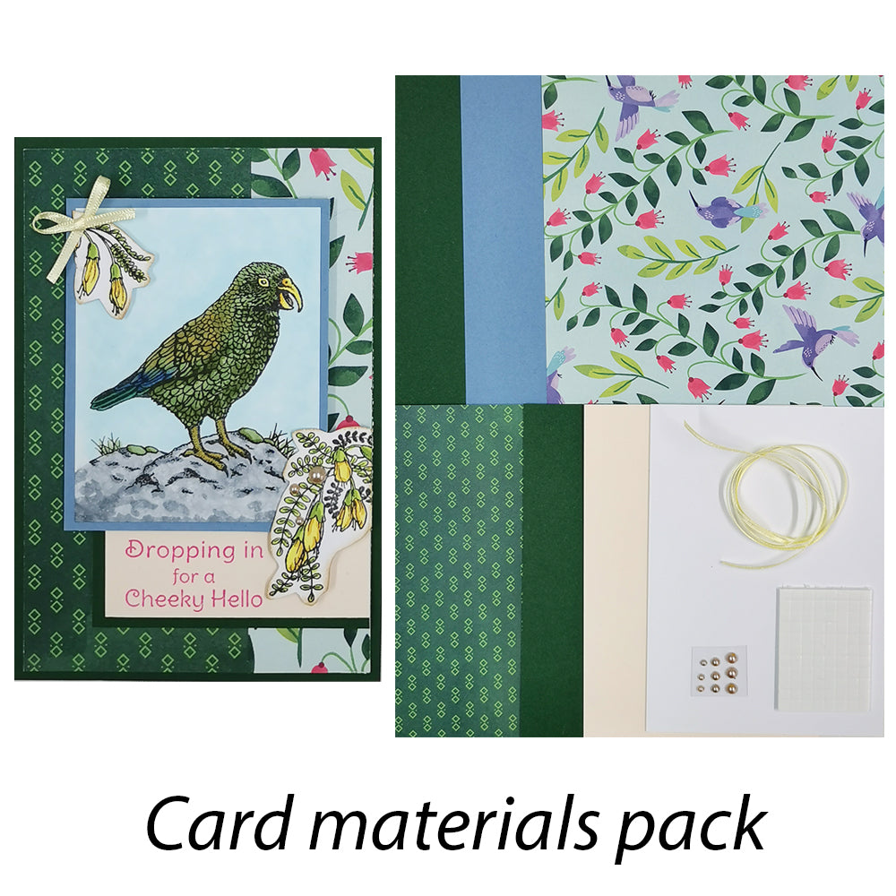 Card Materials Pack - Cheeky Kea