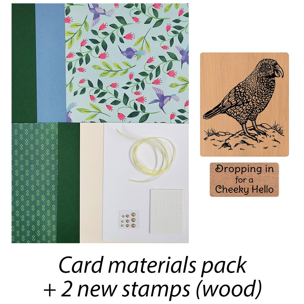 Card Materials Pack - Cheeky Kea