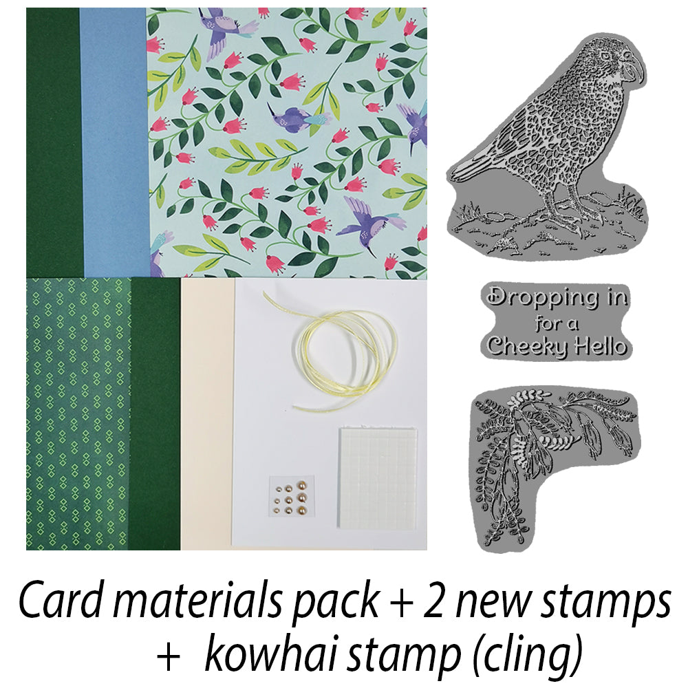 Card Materials Pack - Cheeky Kea