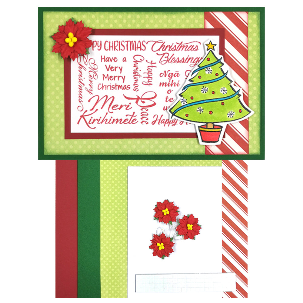 Card Materials Pack - Fun Christmas Tree