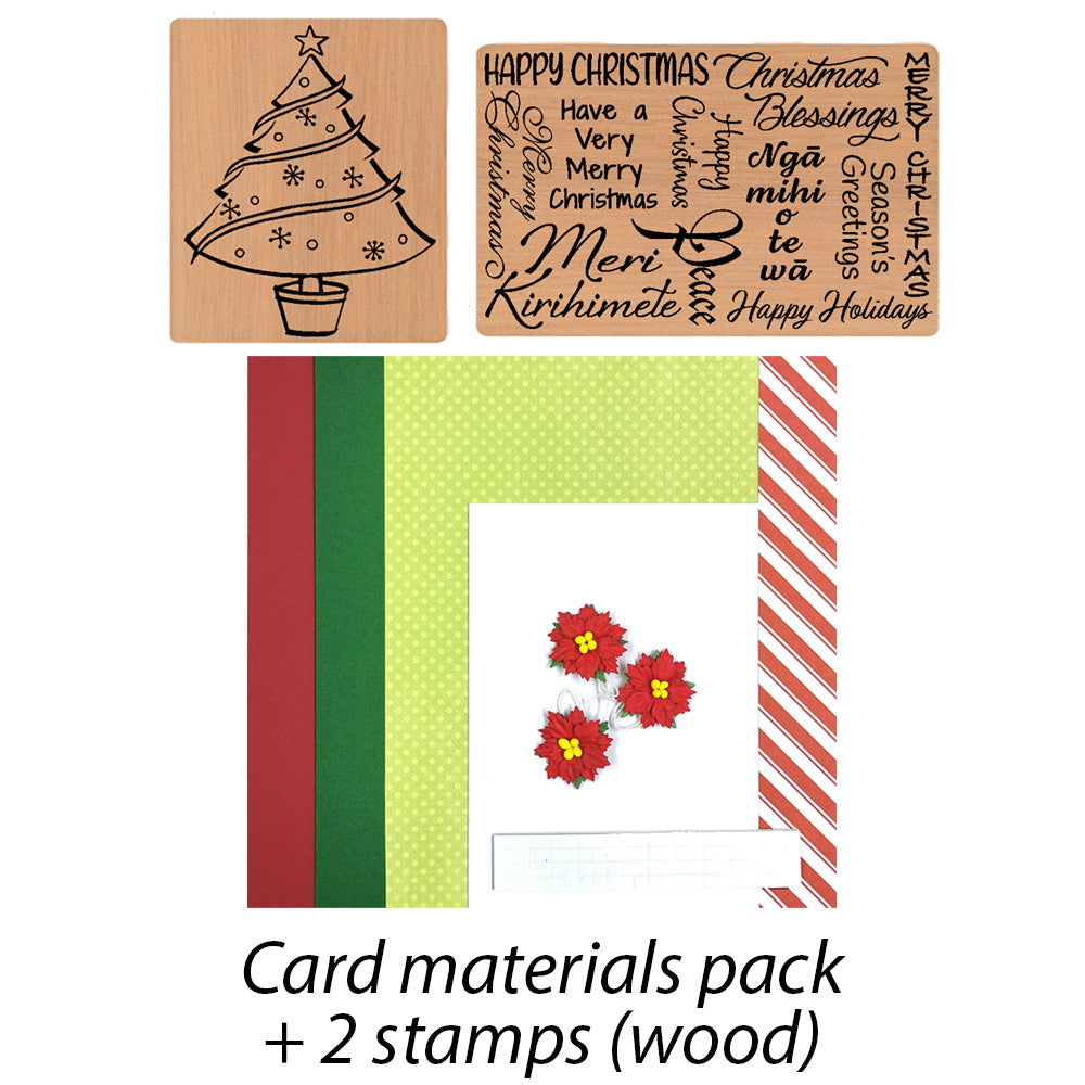 Card Materials Pack - Fun Christmas Tree