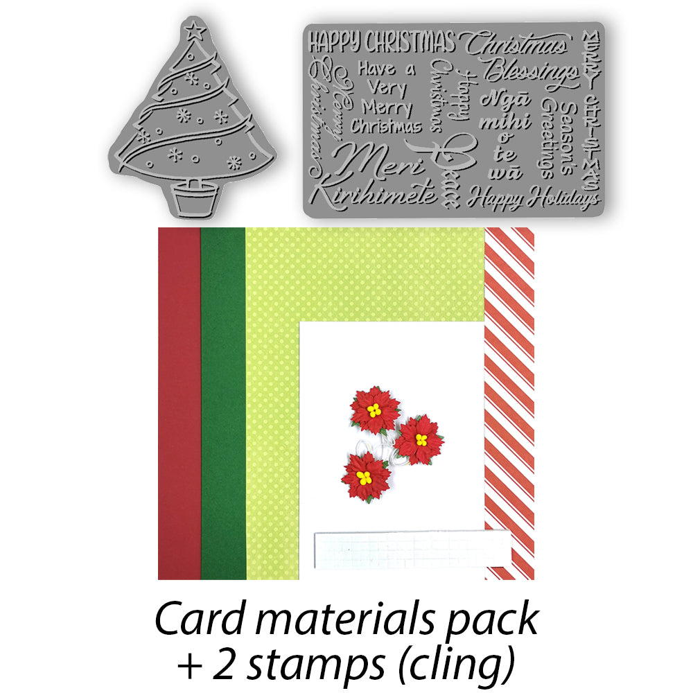 Card Materials Pack - Fun Christmas Tree