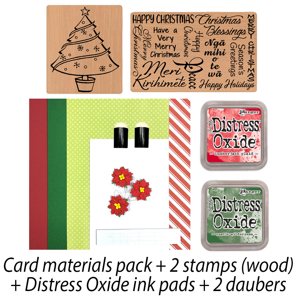 Card Materials Pack - Fun Christmas Tree
