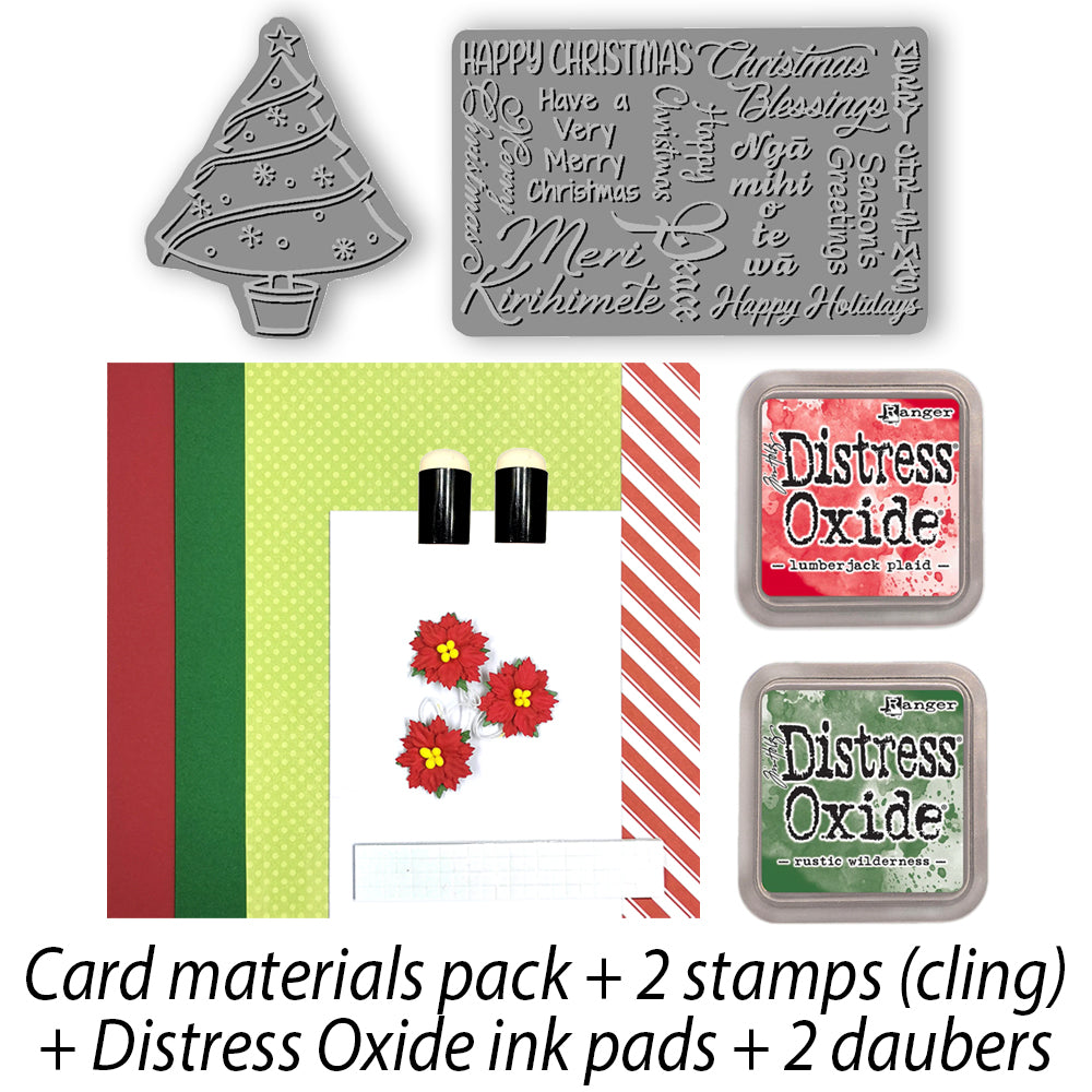 Card Materials Pack - Fun Christmas Tree