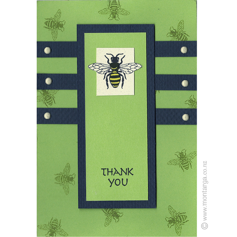 1368 A or C Bee Rubber Stamp
