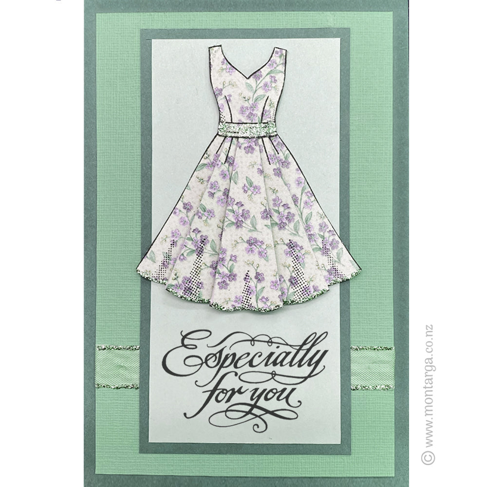 2954 E - Especially For You Wording Rubber Stamp