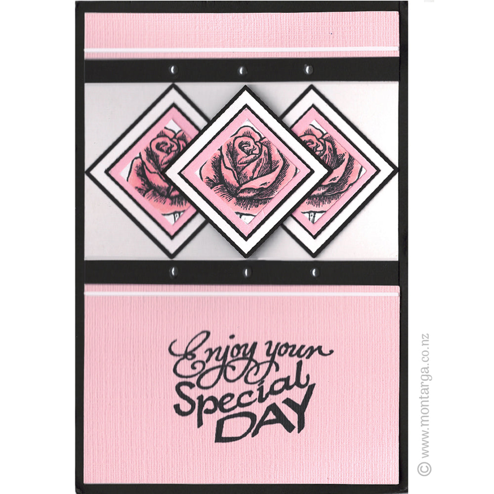 0245 E - Special Day Wording Rubber Stamp